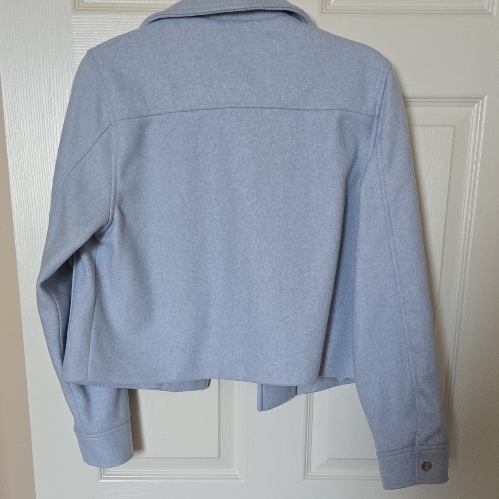Women's Light Blue Jacket - Picture 2 of 4
